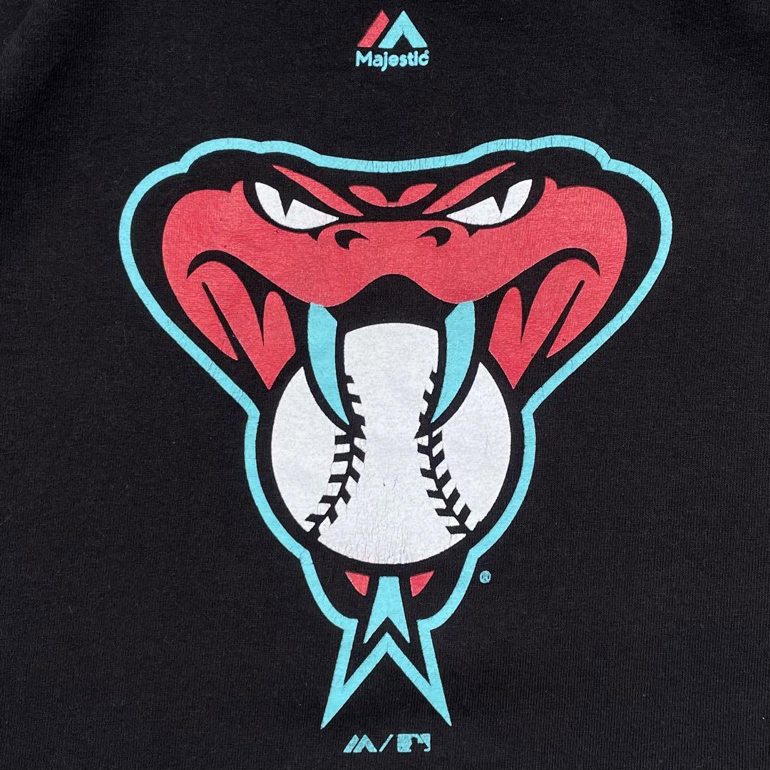 MLB アリゾナ ダイアモンドバックス XXL Majestic 古着 Tシャツ