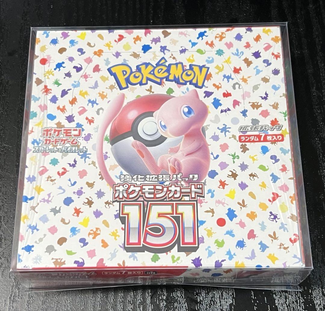 【新品 未開封】ポケモンカード151 BOX シュリンク付き