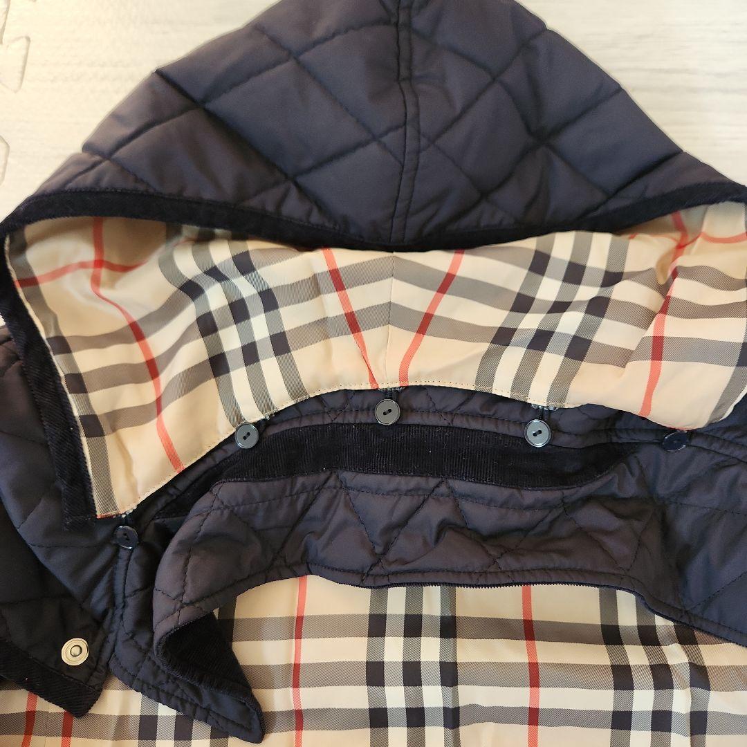 Burberry ネイビー キルティングジャケット