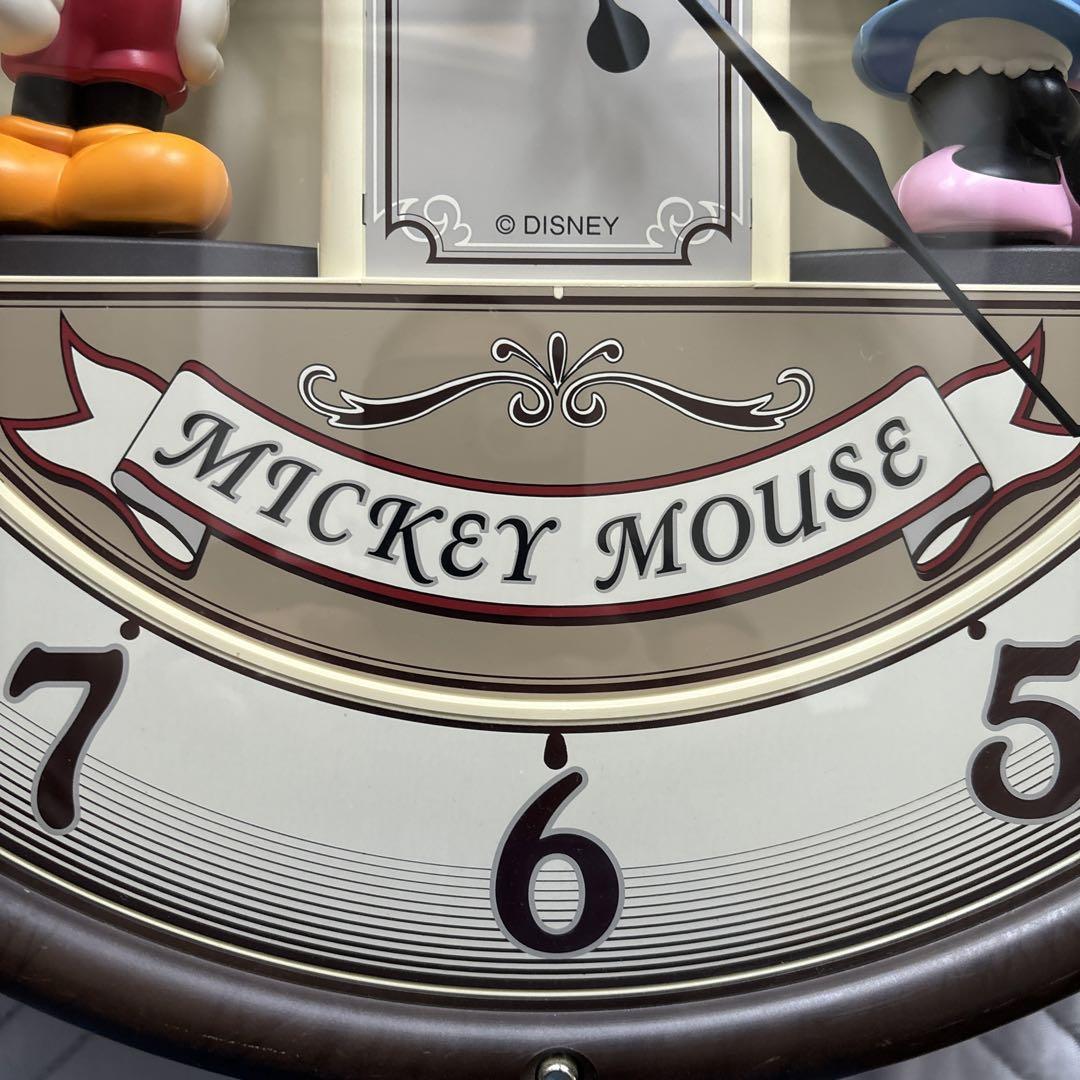 ディズニー Disney Time ミッキー＆ミニー SEIKO 掛け時計