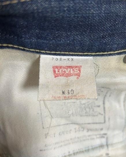 希少】LEVI´S リーバイス 702 XX 復刻 W30