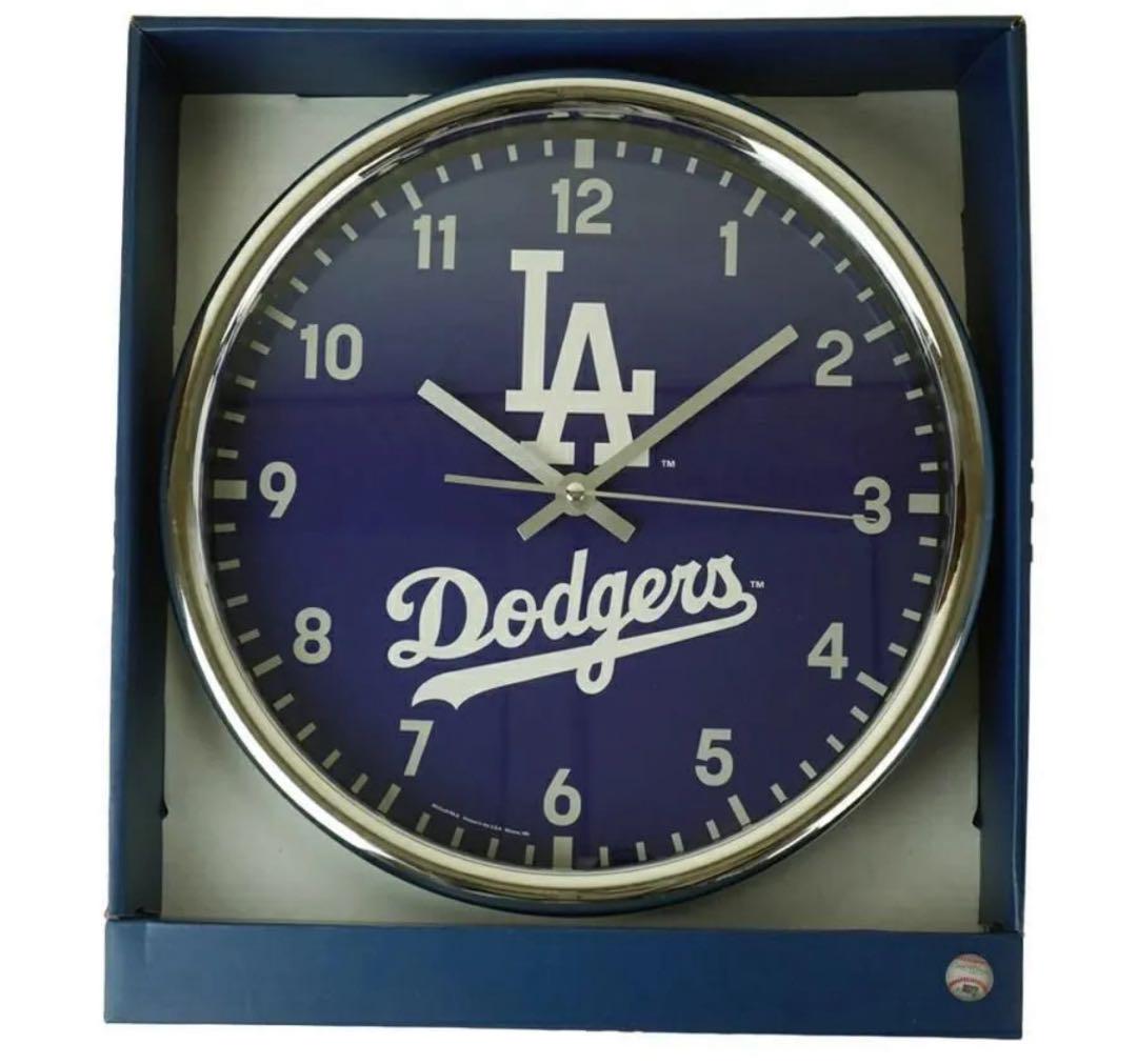 【未使用品】ドジャース　壁掛け時計　WALL CLOCK