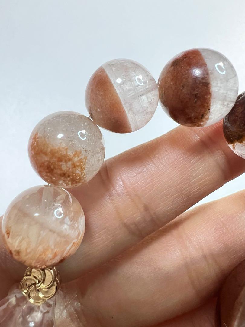 ☆展☆再販不可❀一点もの❀ピンクガーデンクォーツ×アラシャン