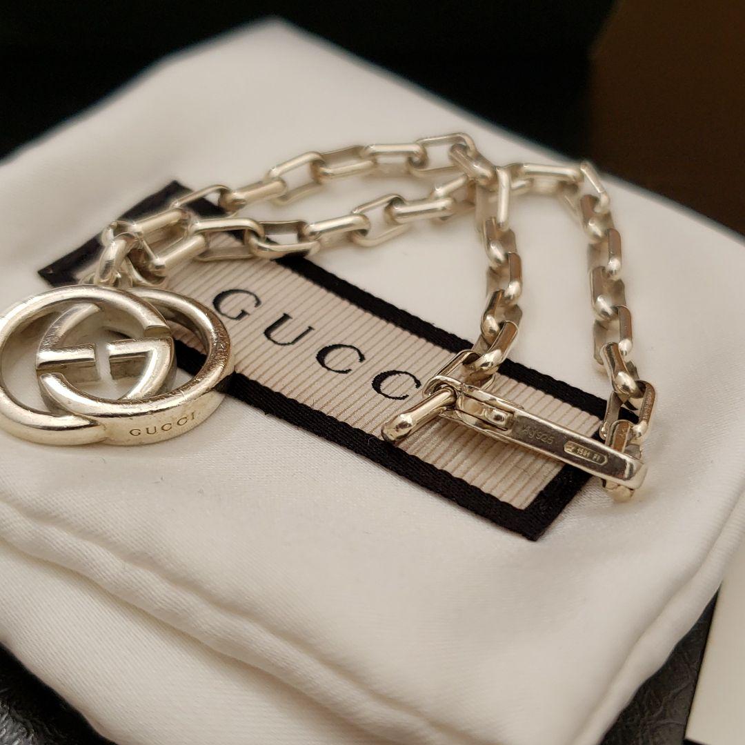 格安100%新品 GUCCI ネックレス ブレスレット i5KDk-m26913594597 インターロッキングG シルバー925 全国無料SALE