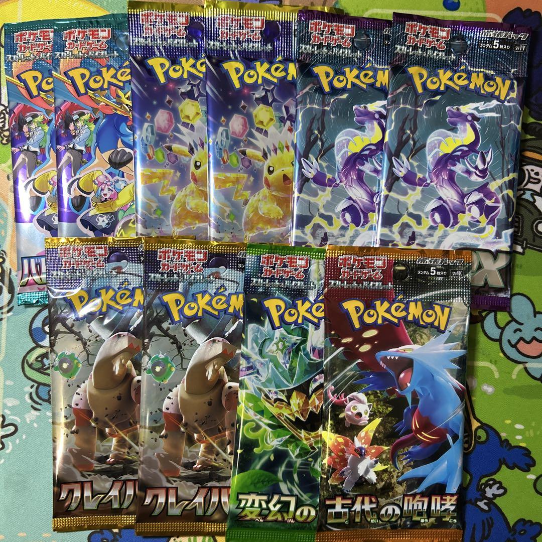 ポケカ 人気10パック 福袋 バトルパートナーズ クレイバースト