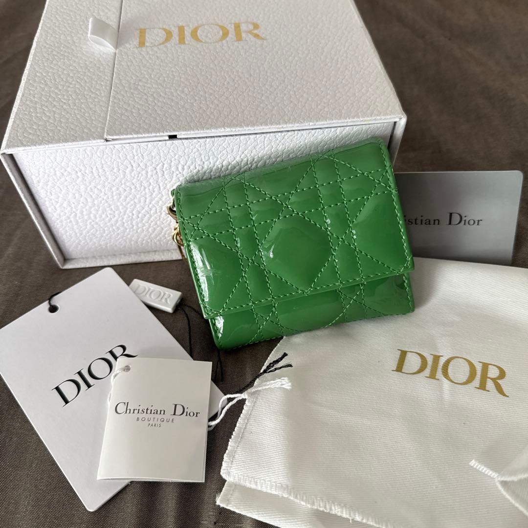 Dior ディオール カナージュ 三つ折り財布Christian Dior