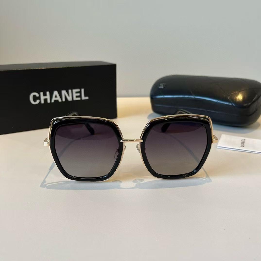 箱附 Chanel シャネル ブラック サングラス - メルカリ