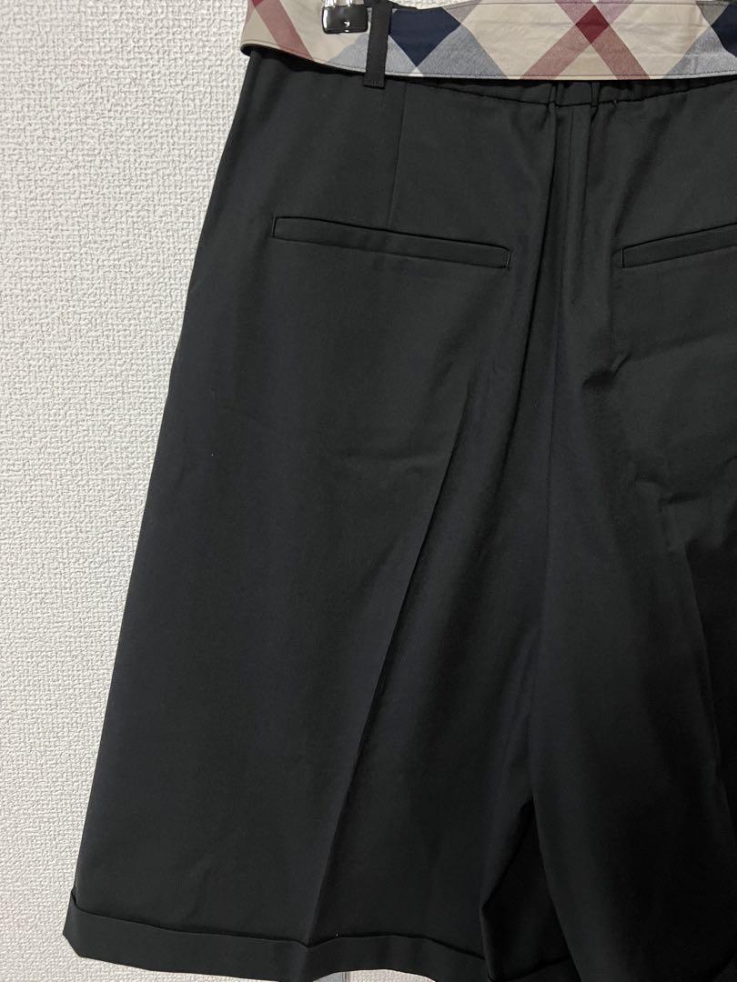 ブルーレーベルクレストブリッジ チェック柄ショートパンツ