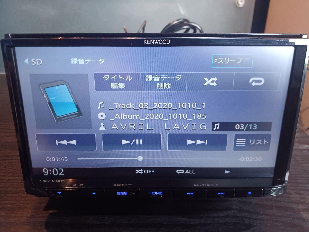 カーナビ KENWOOD MDV-L407
