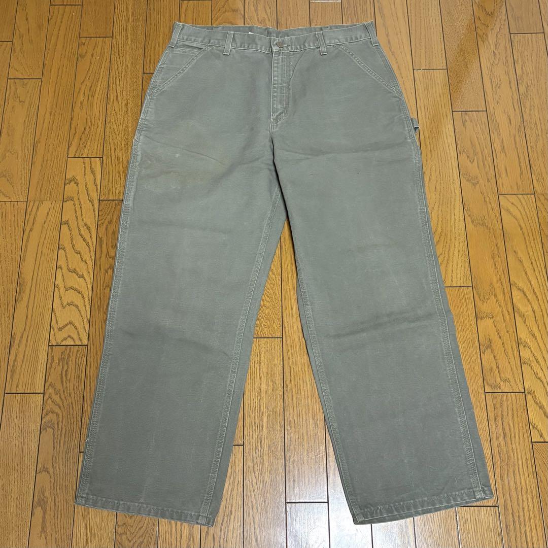 カーハート　ワークパンツ　バギー　ワイドパンツ