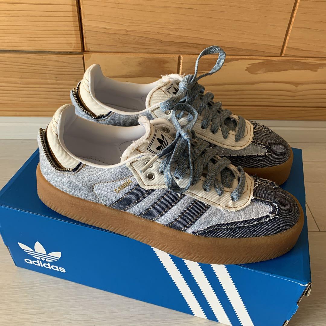 adidas サンバデニムシューズ24cm