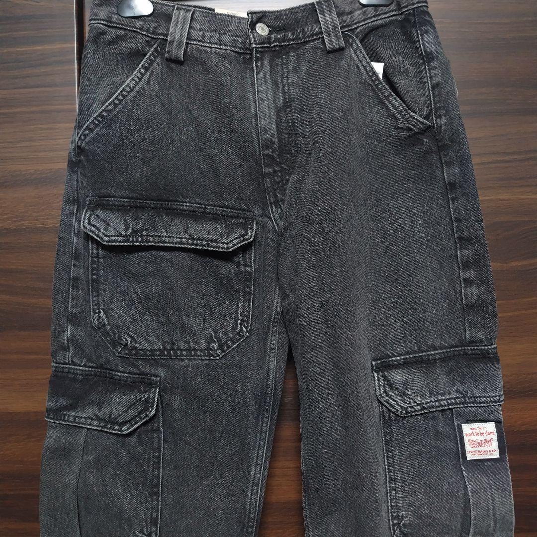 【未使用】リーバイス STAY LOOSE カーゴ　W29 L30 ブラック