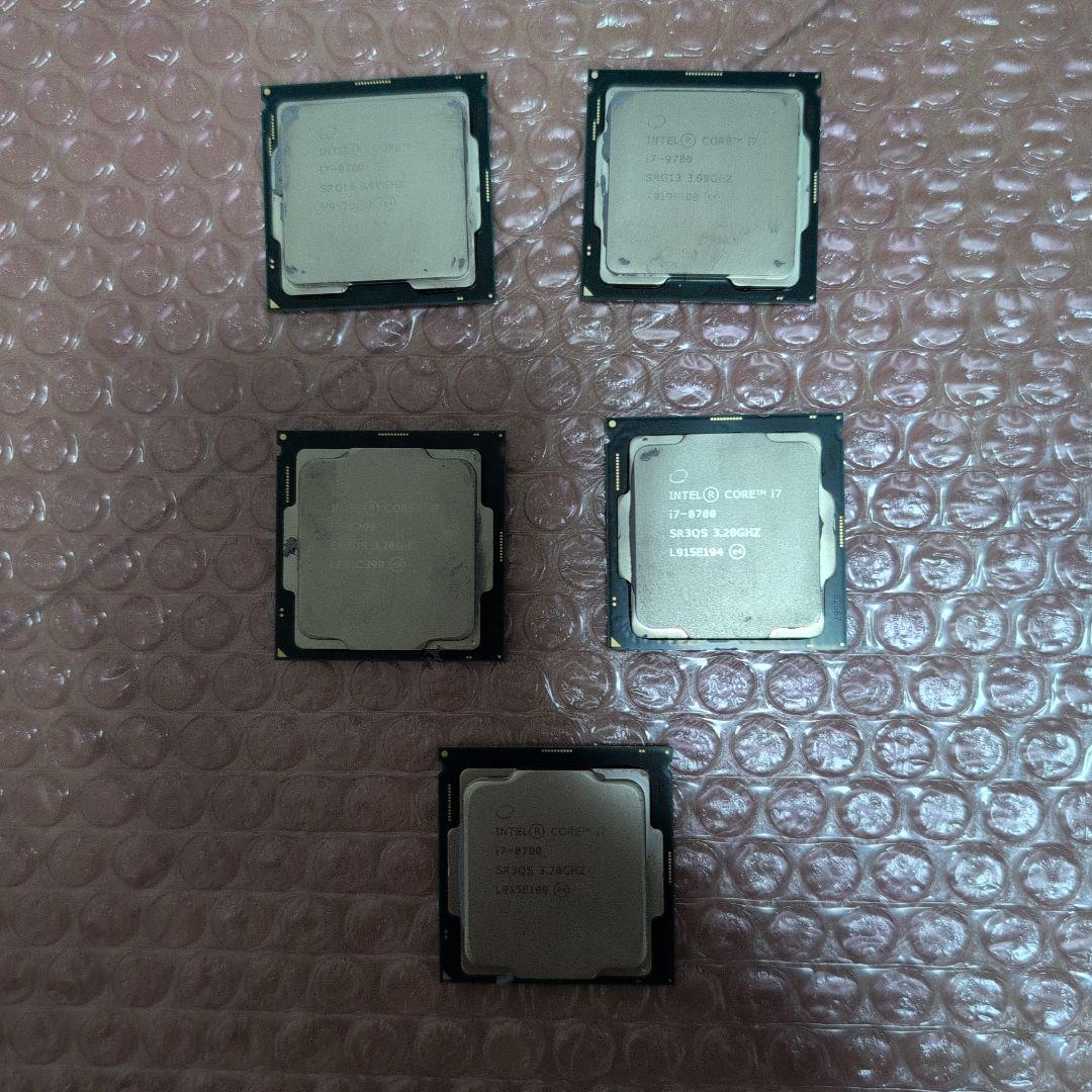 CPU core i7 5個セット⑪