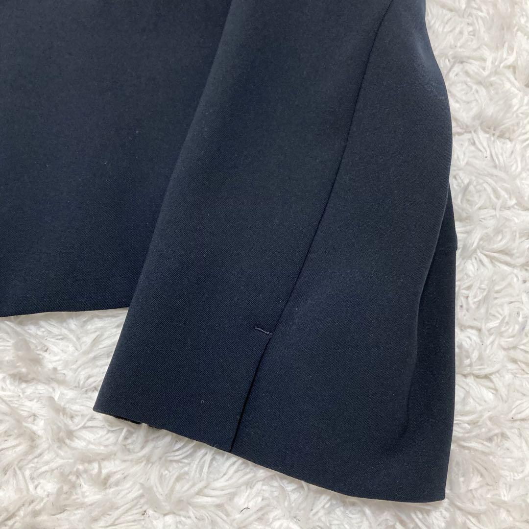 美品♡ 23区 ノーカラー スカートスーツ セットアップ 濃紺 38