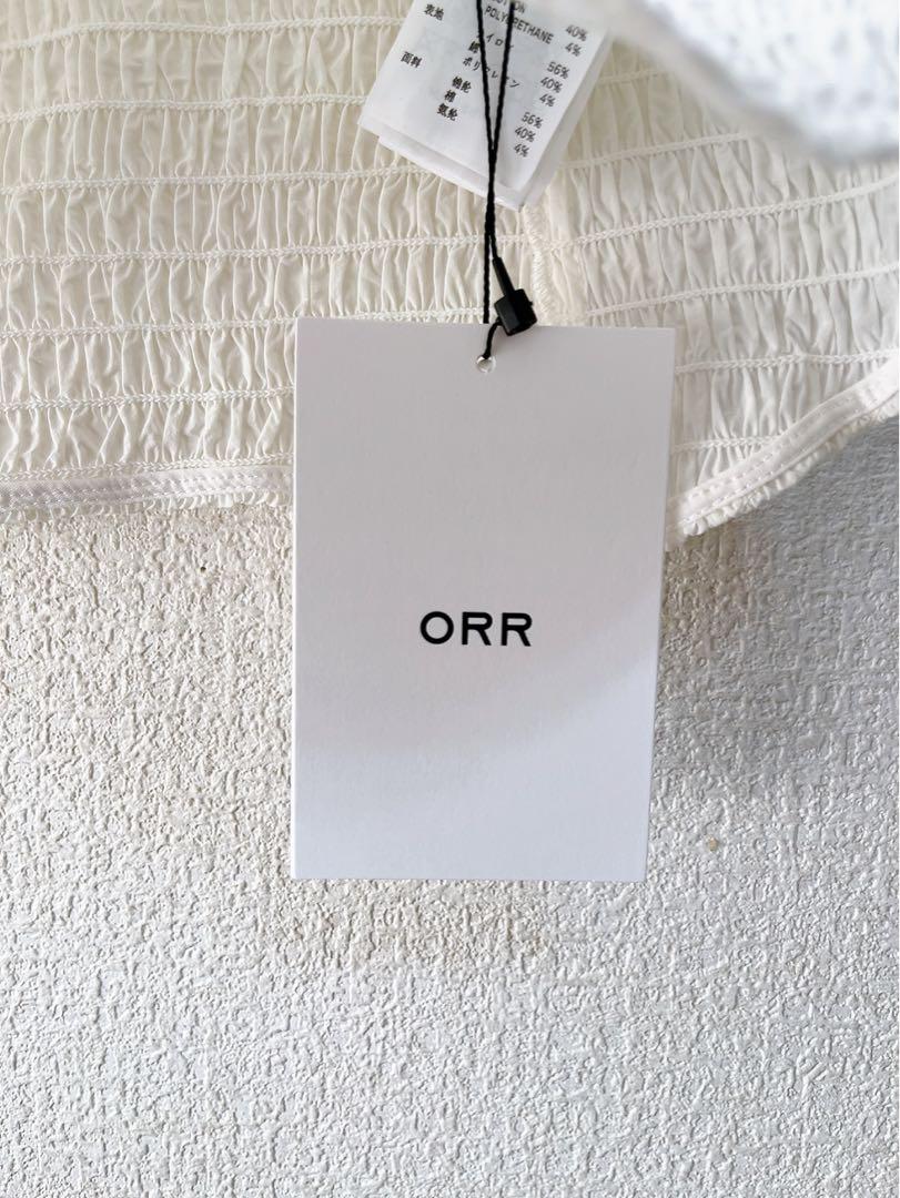 新品未使用 ORR 韓国 オル パフスクエアネックブラウス ブラウス