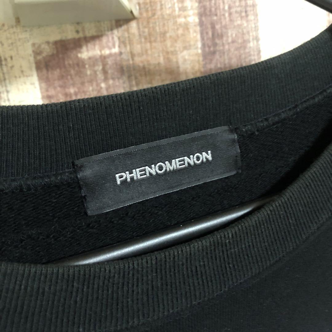 PHENOMENON ブラック トレーナー 88 M size