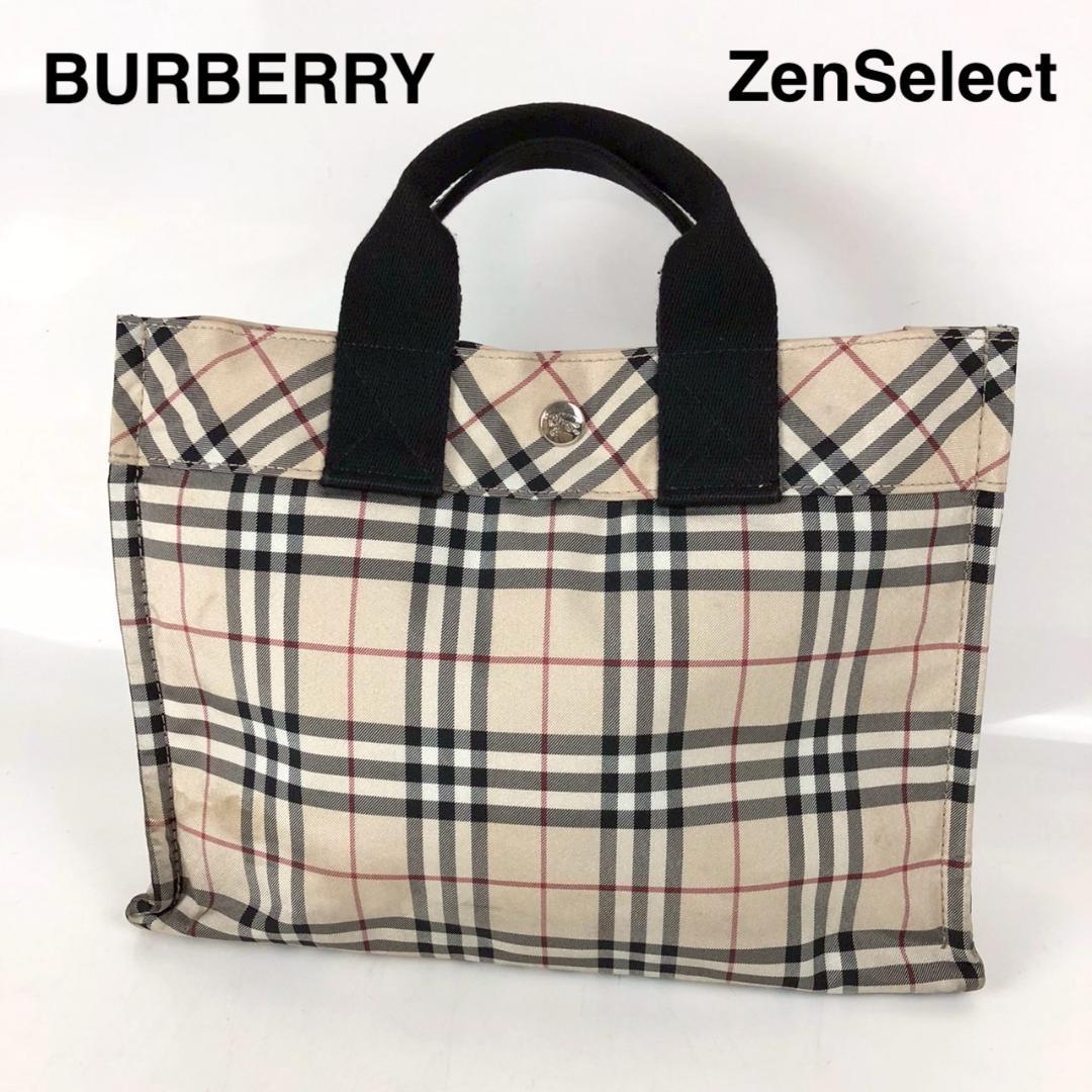 Burberry バーバリー ノバチェック トート ハンドバッグ