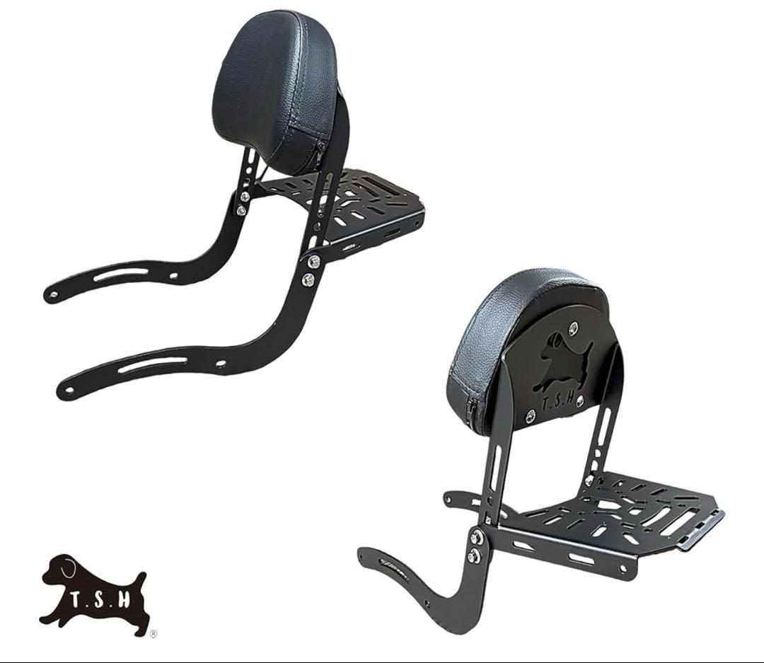 ホンダレブル用のバックレスト付きリアキャリア　送料込み