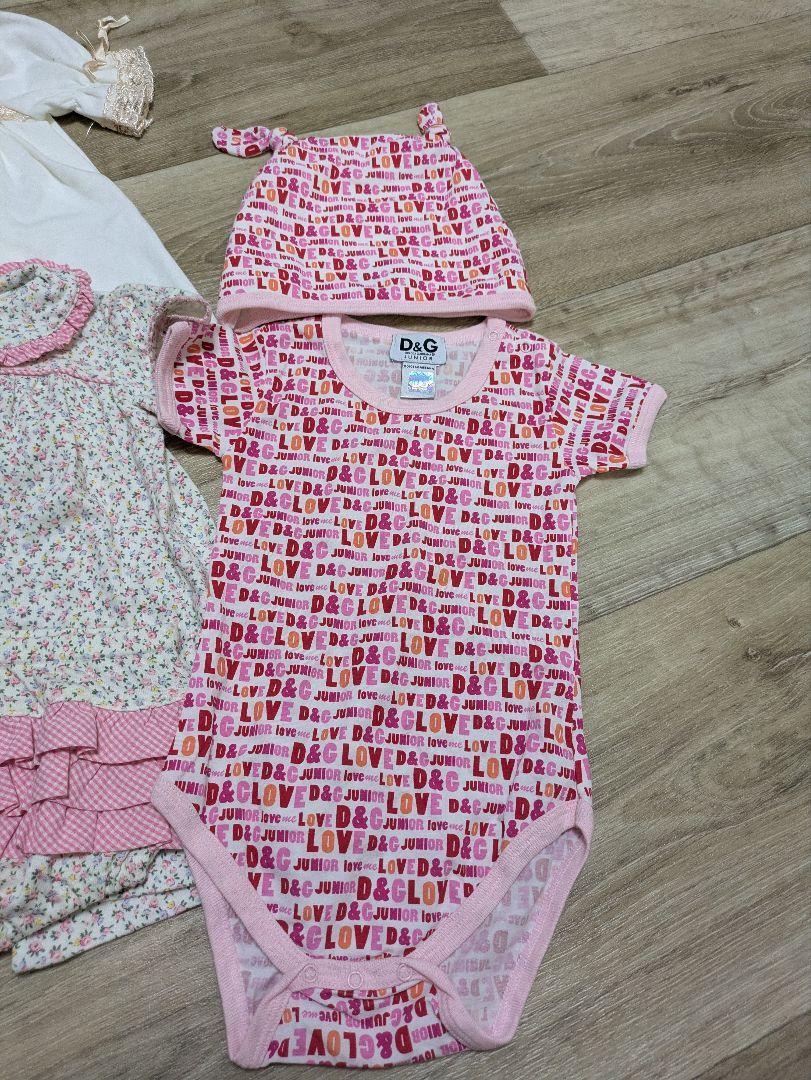 新品　新生児　女の子　ハワイ購入ラルフローレン　D＆G 　ブランド　7着