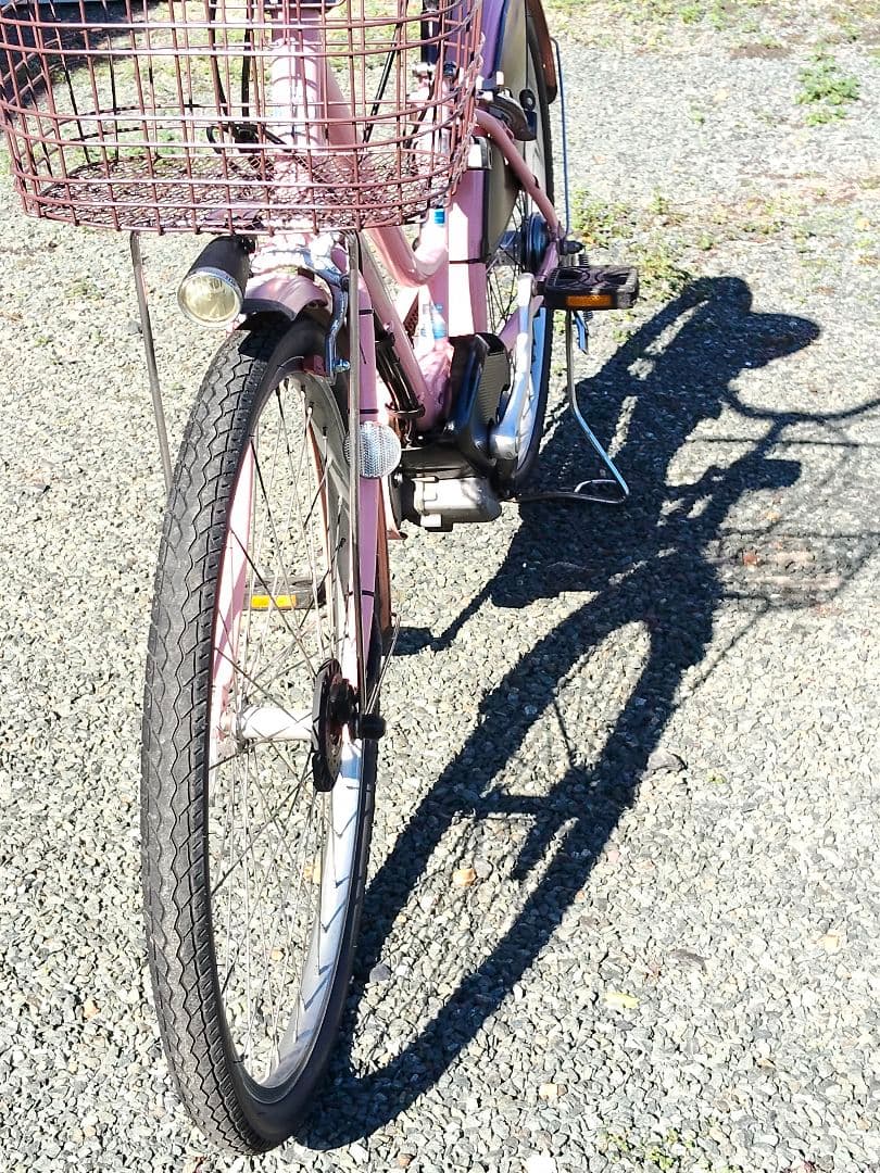 ブリジストン電動アシスト自転車目立った傷や汚れなし
