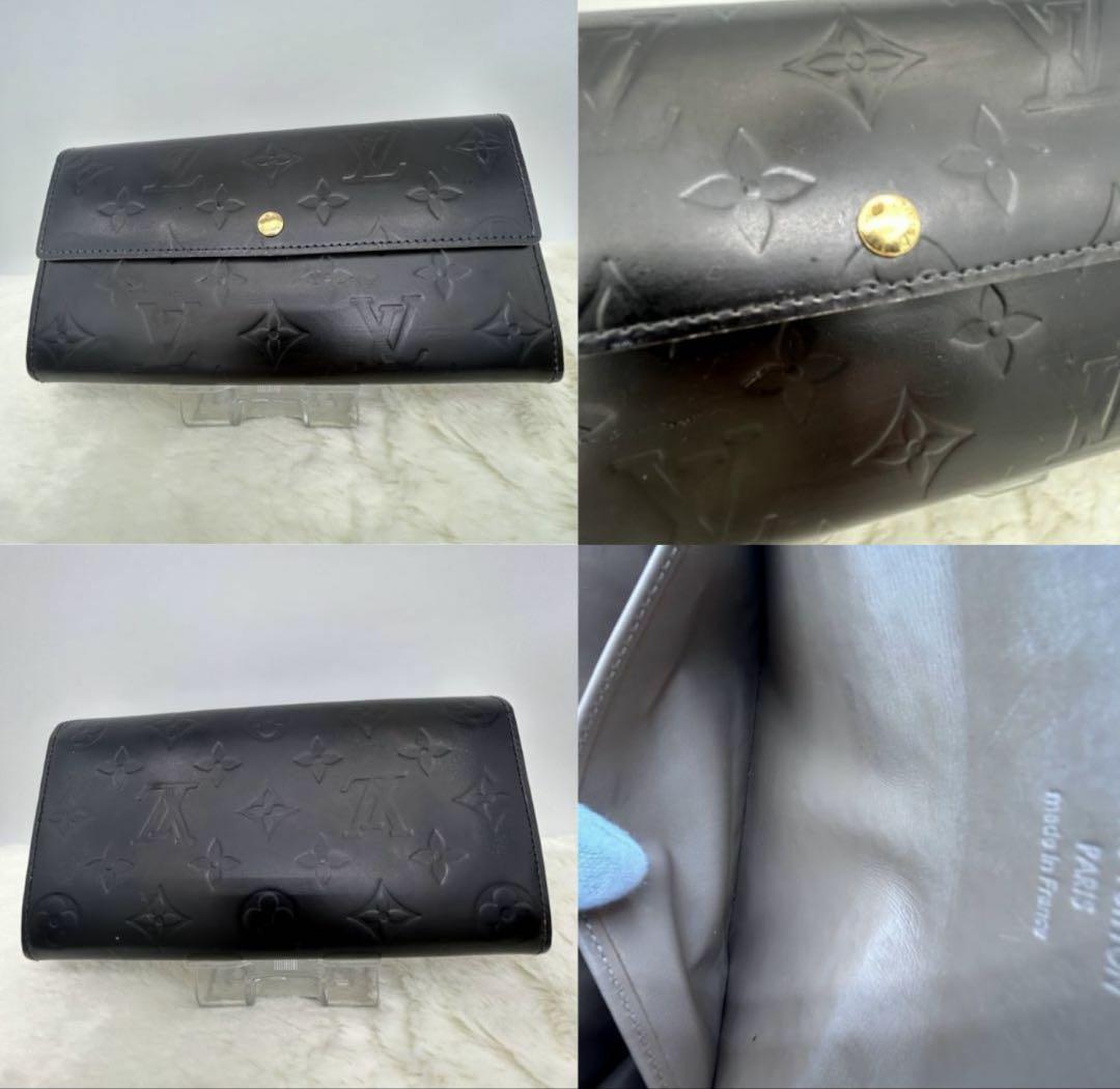 Louis Vuitton 長財布 モノグラム マット ポルトフォイユ・サラ