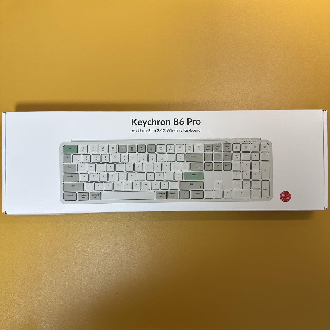 【超美品】Keychron B6 Proキーボード（レトログリーン・JIS配列）