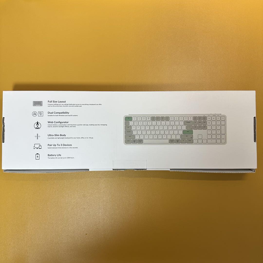 【超美品】Keychron B6 Proキーボード（レトログリーン・JIS配列）