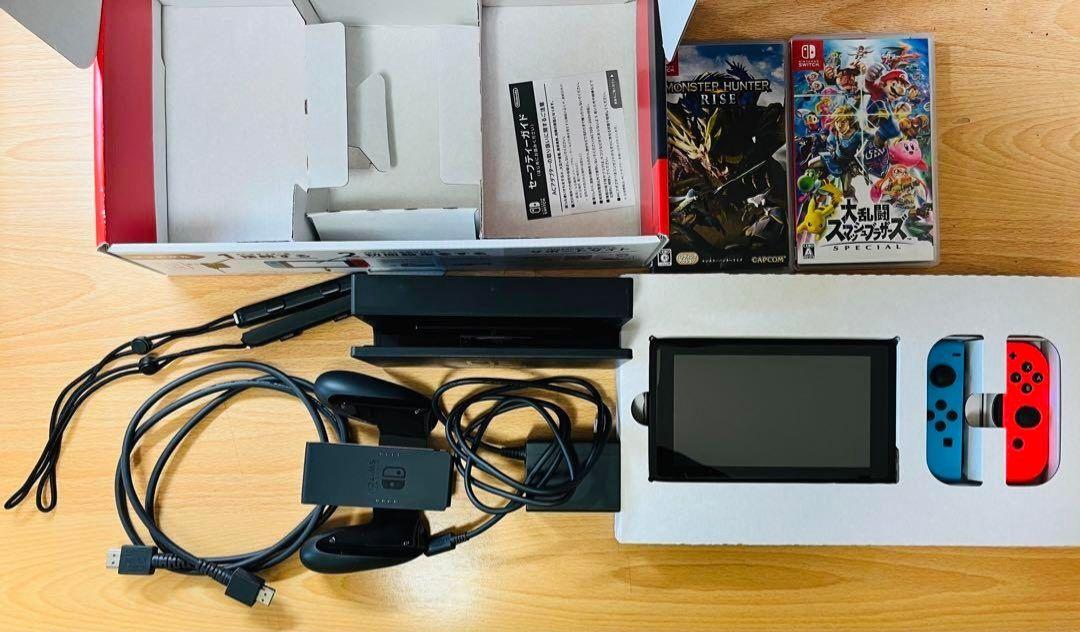 Nintendo Switch ネオンブルー・ネオンオレンジ本体（おまけ付き） Nintendo Switch ネオンブルー・ネオンレッド 任天堂 ゲーム機
