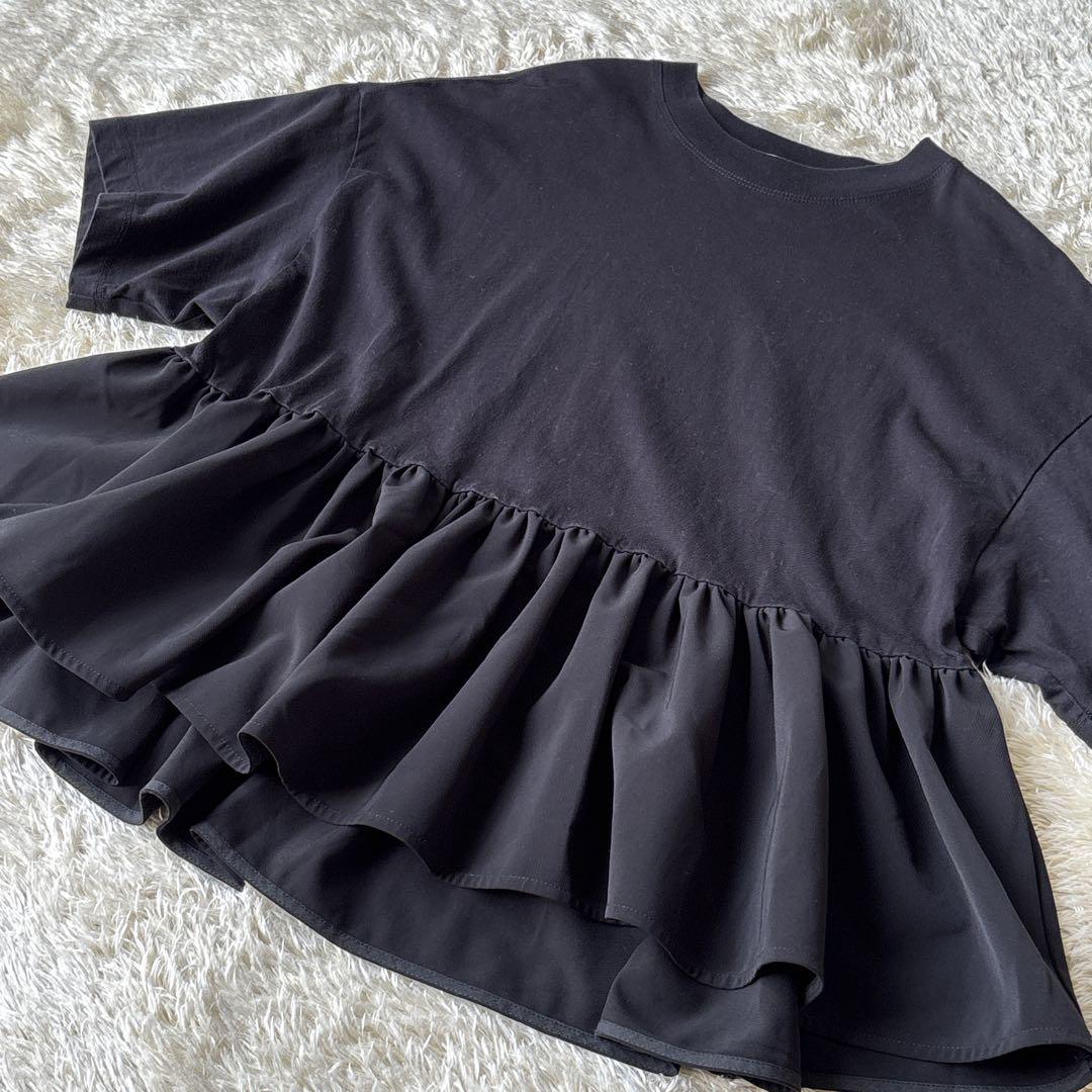 yori(ヨリ)の「ヘムフリルワイドTee【2021SP】3月上旬入荷」 - PARTE