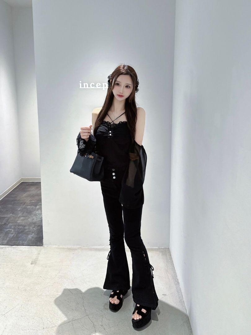 Lumignon ルミニョン　Mellow Heart Tulle Top