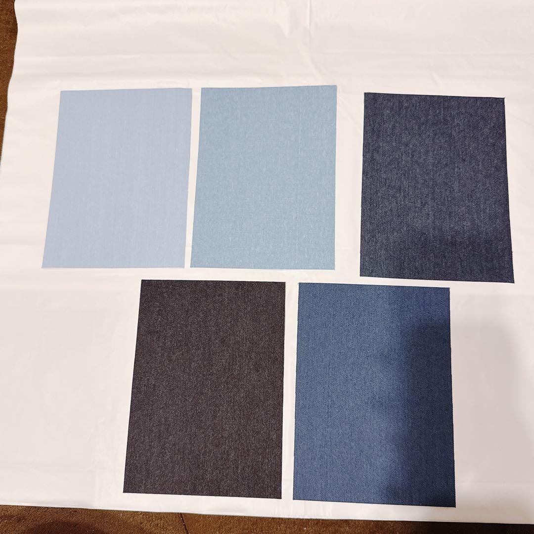 デニムパッチ 貼付パッチ 補修布 自由に切り取れる 補修パッチ