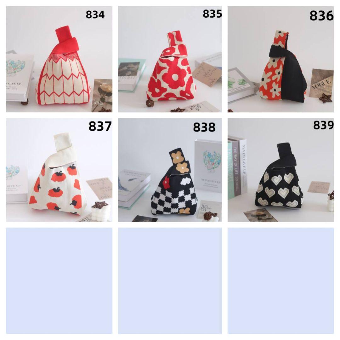 836 ニットトートバッグ 手編み シンプルデザイン バッグコレクシ [o8l] バッグ