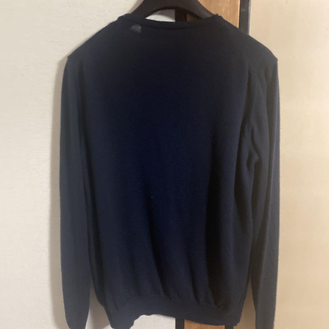 VNECK麻布テーラーネイビーsize48（M〜L） カーディガン¥20,000