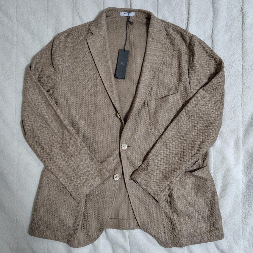 新品 BOGLIOLI XXLサイズ ベージュ ボリオリ ニットジャケット