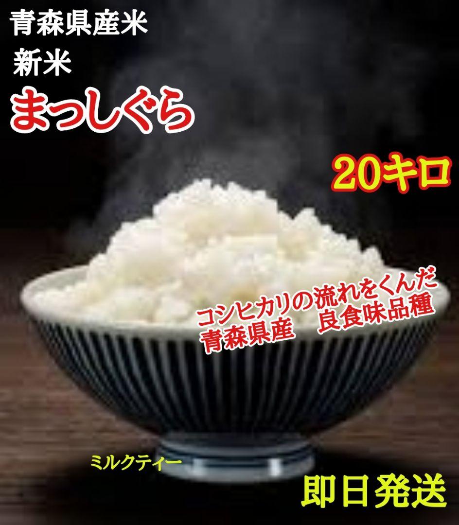 青森県新米　まっしぐら 20キロ 精米25.04　お米　新米　白米　10kg×2
