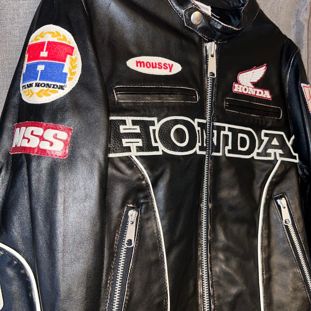 HONDA moussy コラボ ライダースジャケット HONDA moussy コラボ ライダースジャケット