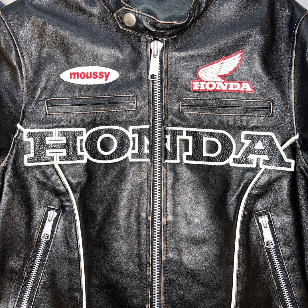 HONDA moussy コラボ ライダースジャケット HONDA moussy コラボ ライダースジャケット
