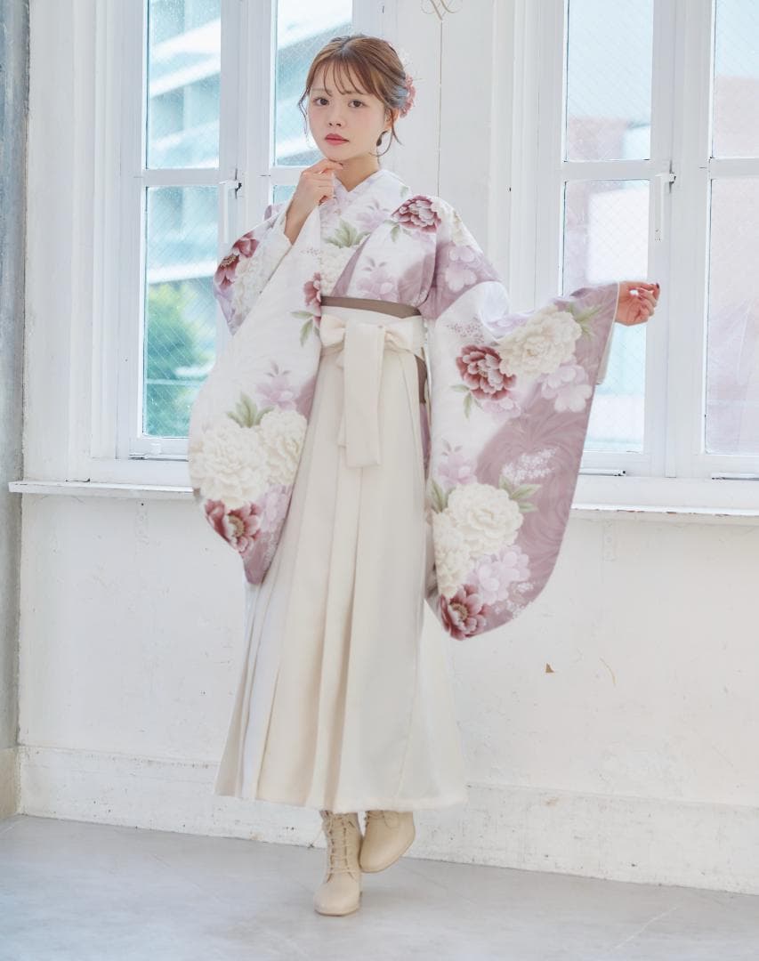 新品袴3点セット 卒業式 小学生 大学生 レディース ピンク ホワイト 93WH 新品袴3点セット 卒業式 小学生 大学生 レディース ピンク ホワイト 93WH