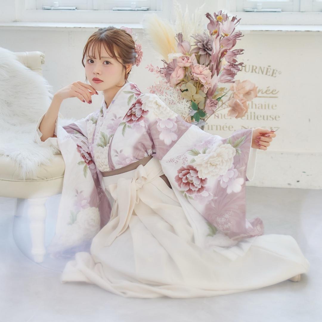 新品袴3点セット 卒業式 小学生 大学生 レディース ピンク ホワイト 93WH 新品袴3点セット 卒業式 小学生 大学生 レディース ピンク ホワイト 93WH