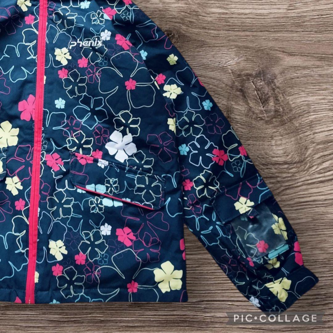 【美品】phenix スキーウェア上下 スノークリスタルガールズ 150 花柄 【美品】phenix スキーウェア上下 スノークリスタルガールズ 150 花柄