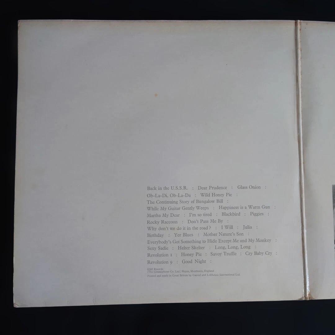 UK盤THE BEATLES/WHITEalbum UK盤THE BEATLES/WHITEalbum