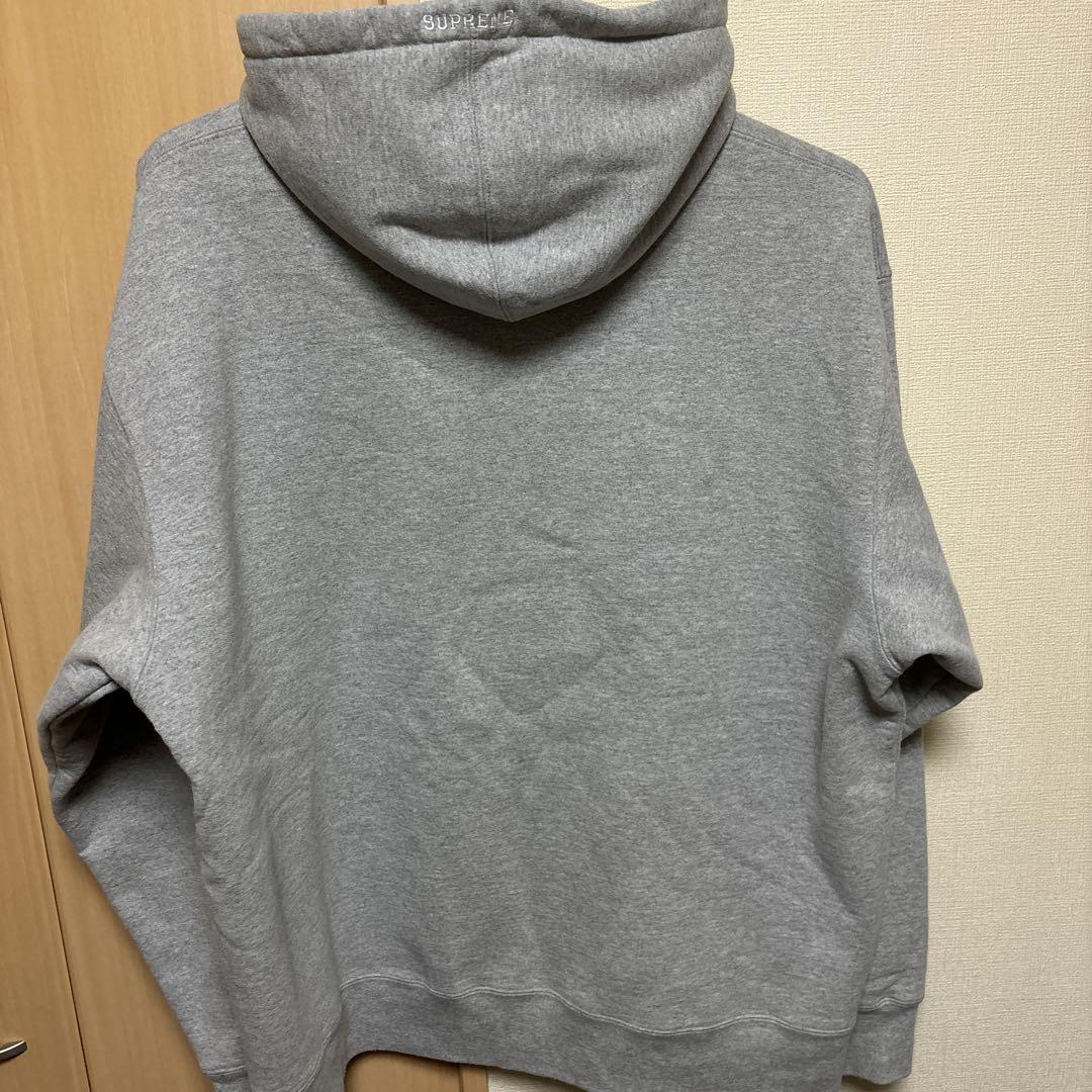 シュプリーム SUPREME collegiate patchwork leather hooded