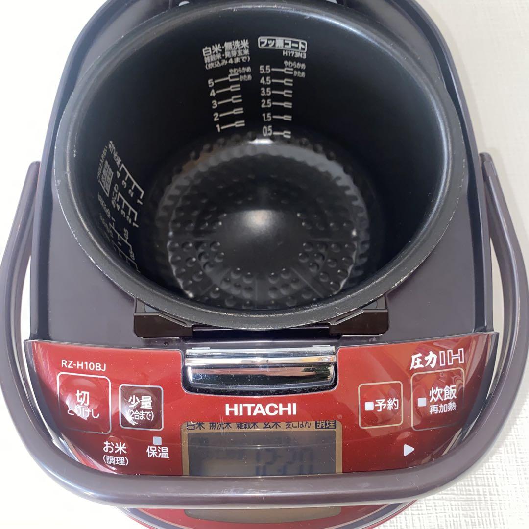 Amazon | 日立製作所 圧力IH炊飯器5.5合 RZ-H10BJ R | 日立