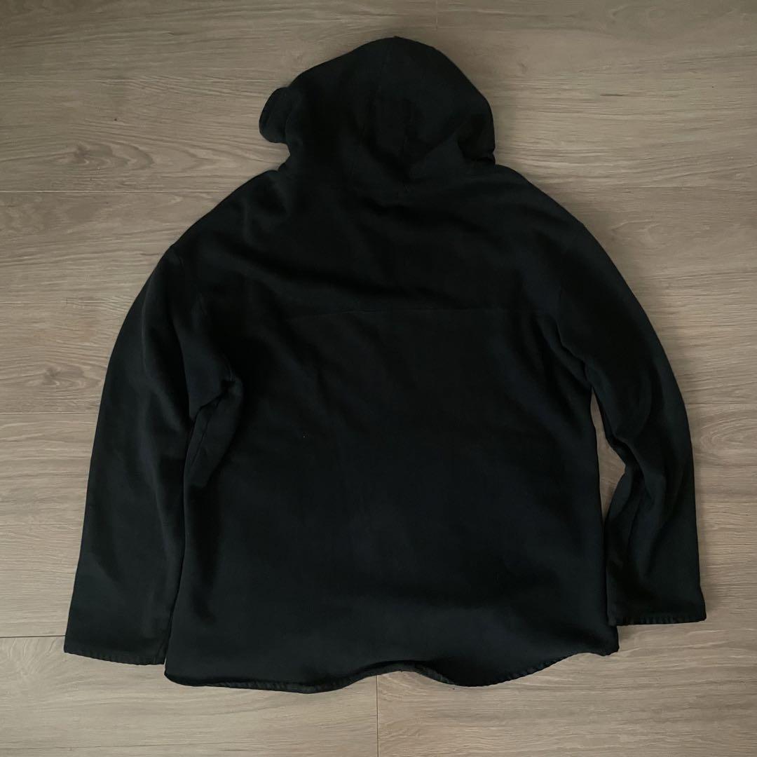 90s LQ for men サテンリブ ジップパーカー