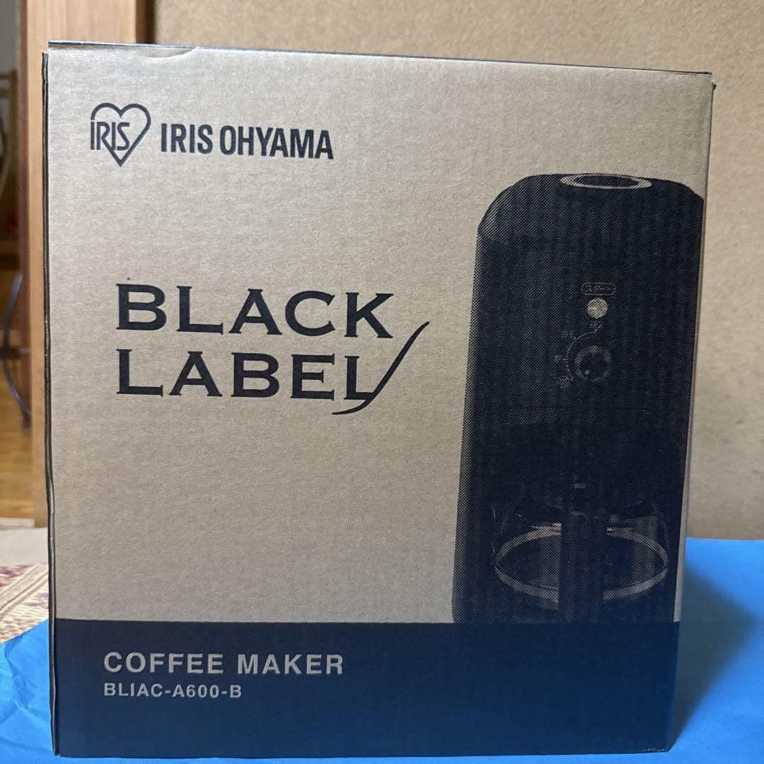 IRIS OHYAMA コーヒーメーカー BLIAC-A600-B ブラック