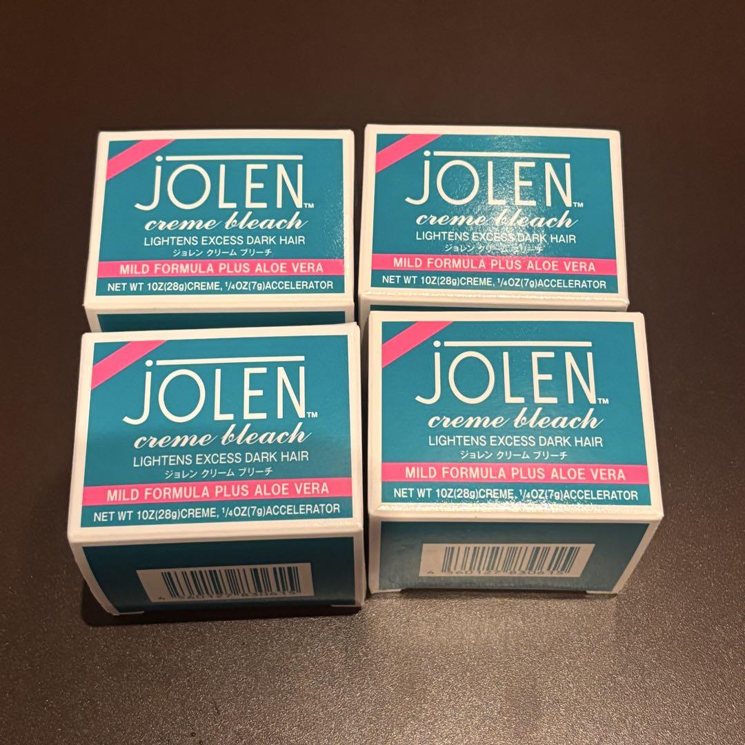 【新品未使用】ジョレンクリームブリーチ〈クリーム状脱色剤〉4箱セット 新品未使用】ジョレンクリームブリーチ〈クリーム状脱色剤〉4箱