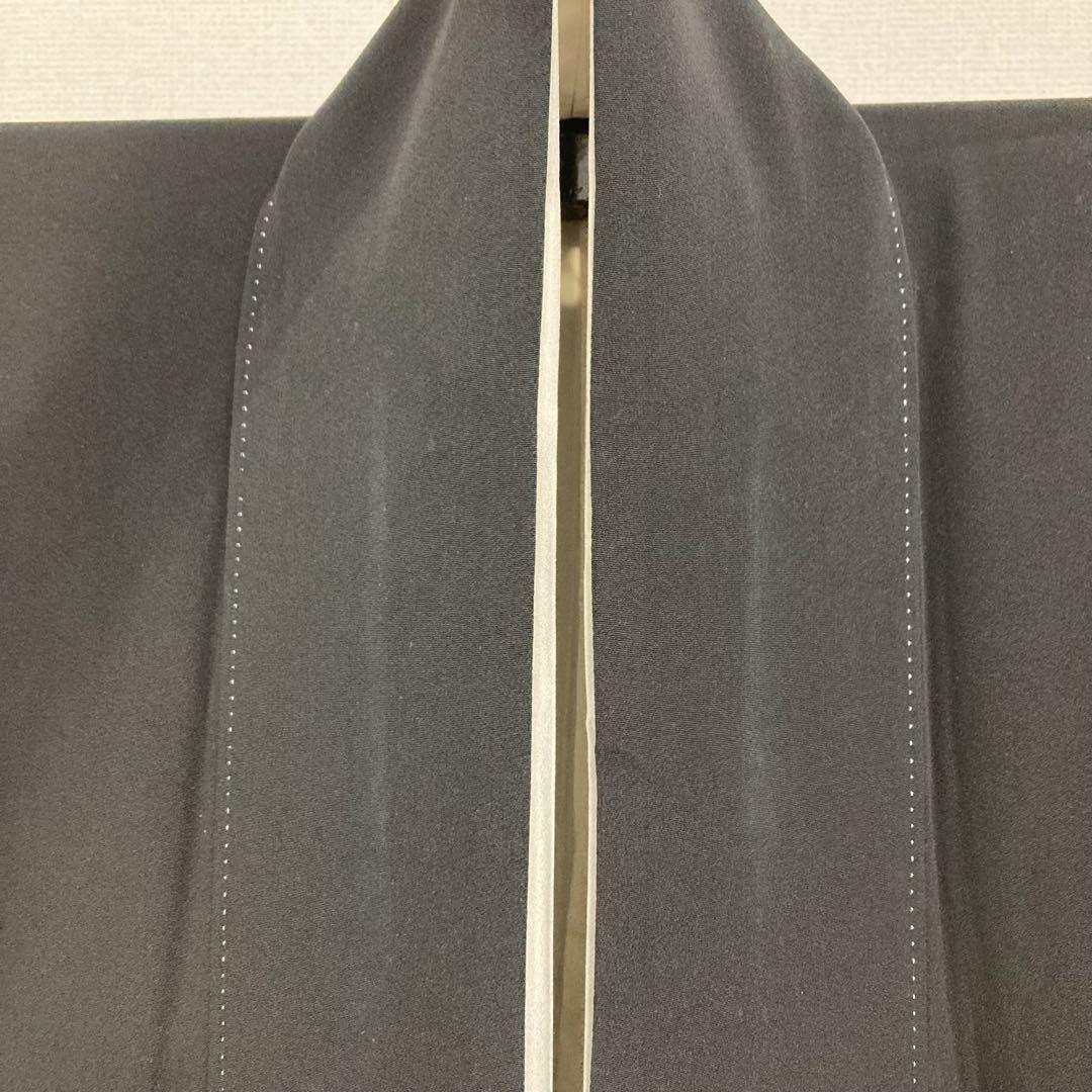 作家物 友禅 扇に鳳凰 宝尽くし 比翼付き 黒留袖 正絹 T-6695