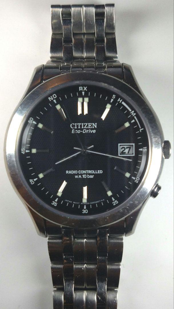 s124 エンポリオアルマーニ ARMANI クロノグラフ時計グリーン