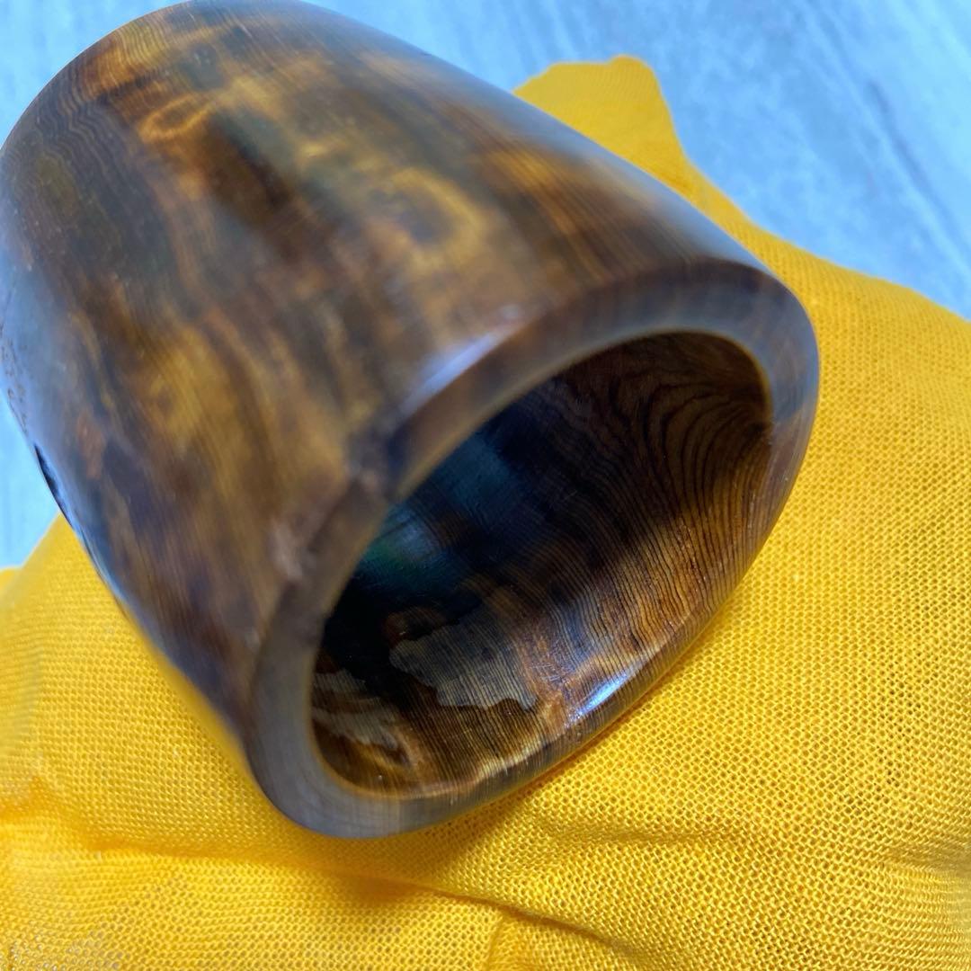 屋久杉　茶道具　蓋置