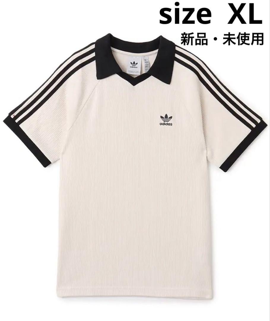 adidas WAFFLE SHORT SLEEVE POLO 【サイズXL】